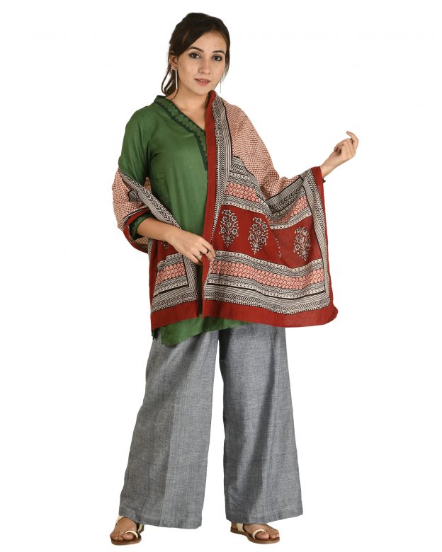 Cotton Multicolor Stole