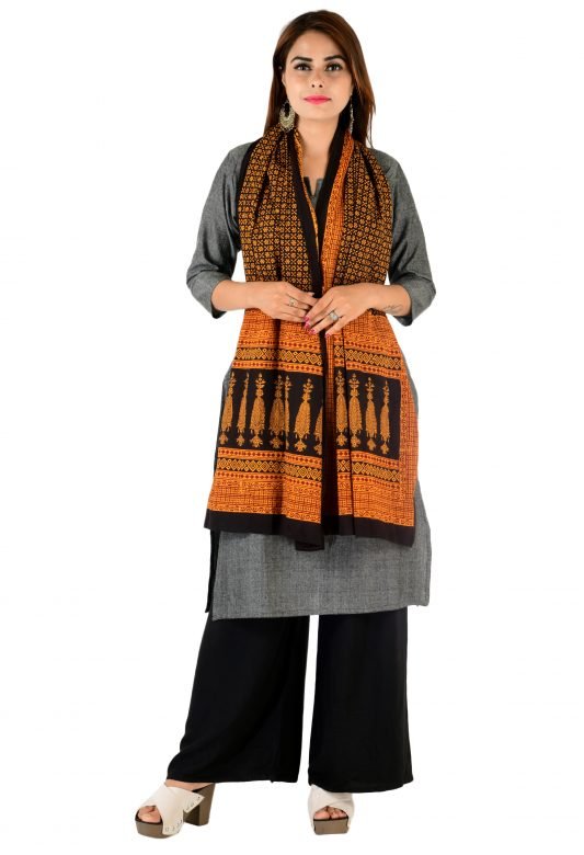 Bagh Print Cotton Stole