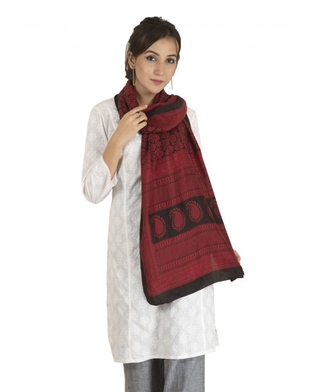 Mulbary Silk Multicolor Stole