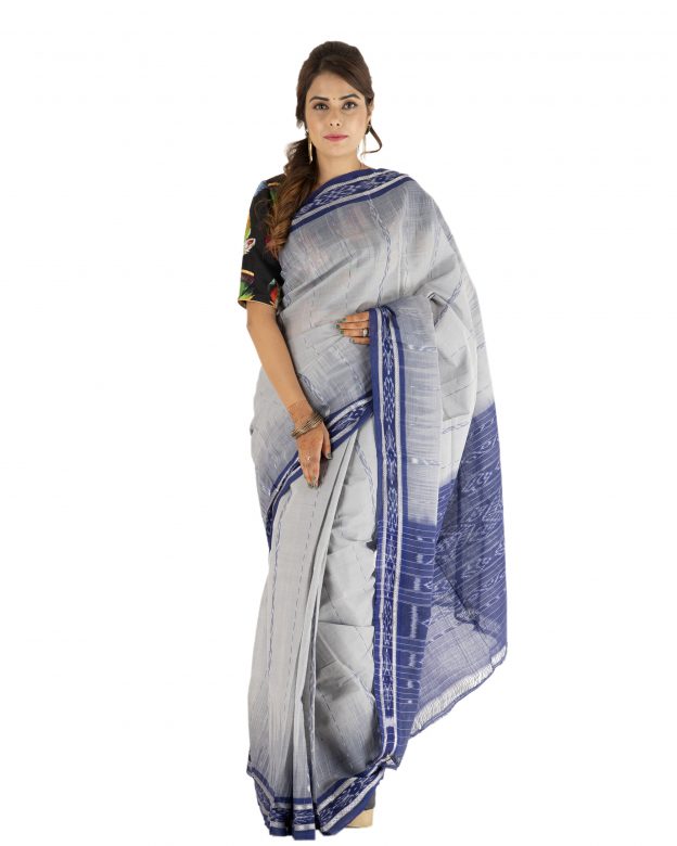 Handmade Traditional Cotton M Bandha Multicolor Saree