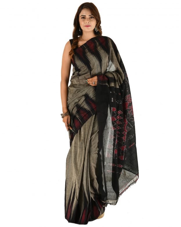 Handmade Traditional Multicolor Cotton Saree