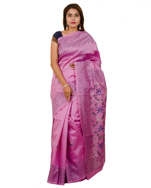Art Silk Zari Multicolor Tribal Traditional Party Wear Saree