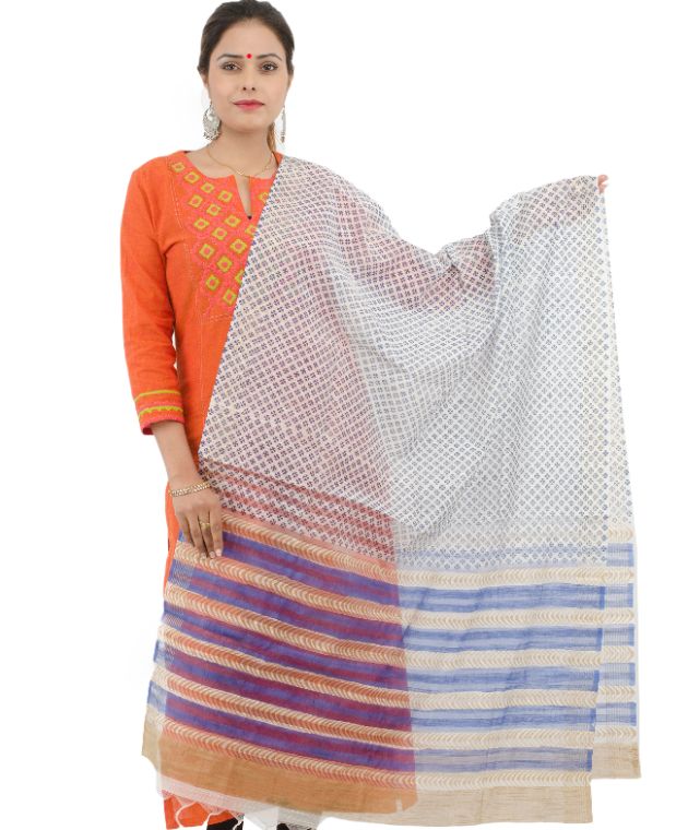 Stole Silk Multi-color