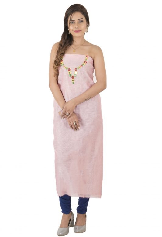 Women's Chanderi Suit Dress Material