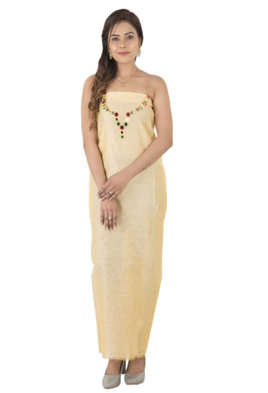 Women's Chanderi Suit Dress Material