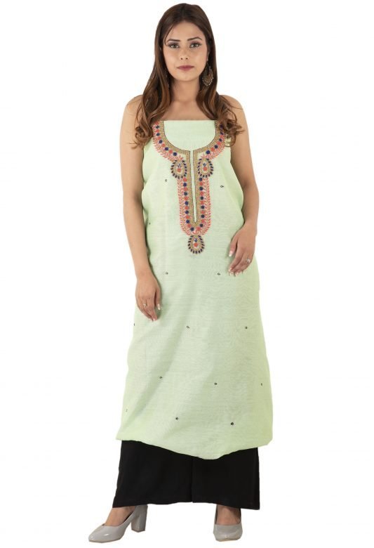 Cotton Silk Chanderi Suit Pieces