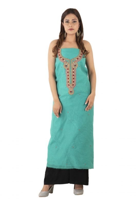 Cotton Silk Chanderi Suit - 38