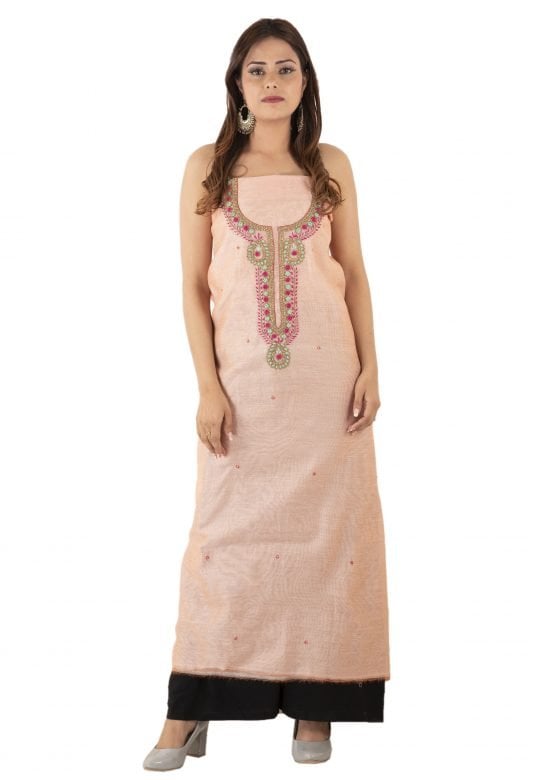 Cotton Silk Chanderi Suit - 38