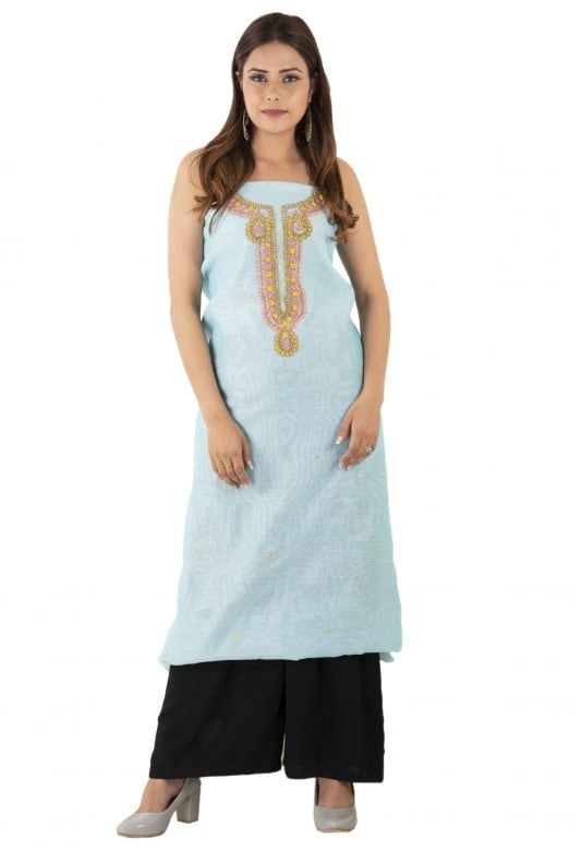 Cotton Silk Chanderi Suit - 38