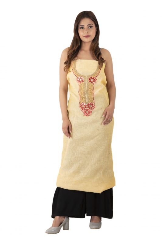 Cotton Silk Chanderi Suit Pieces