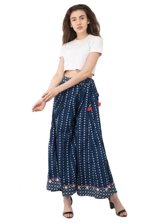 Women's Cotton Printed Palazzo Bottom