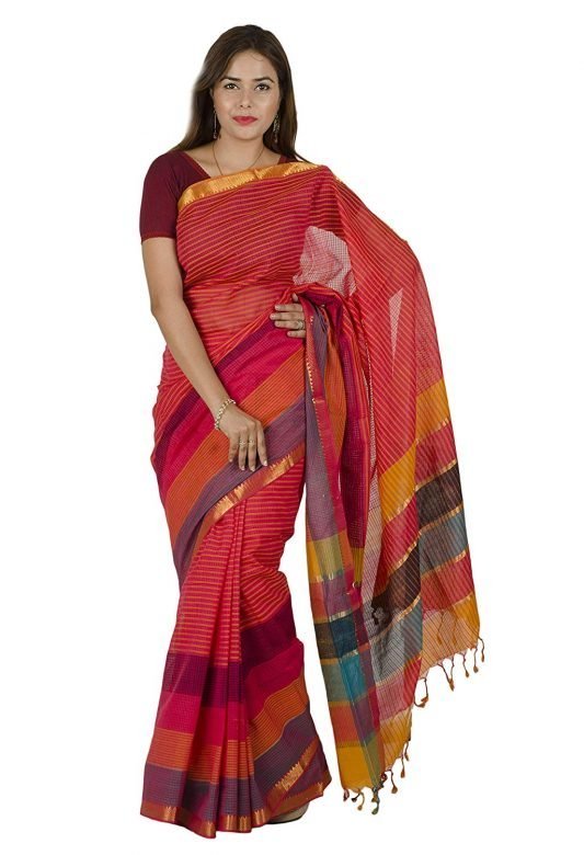 Women's Cotton Mangla Saree