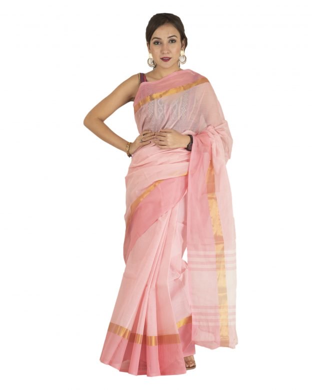 Multicolor Cotton with Silk Pochampally Ikkat Free Size Saree