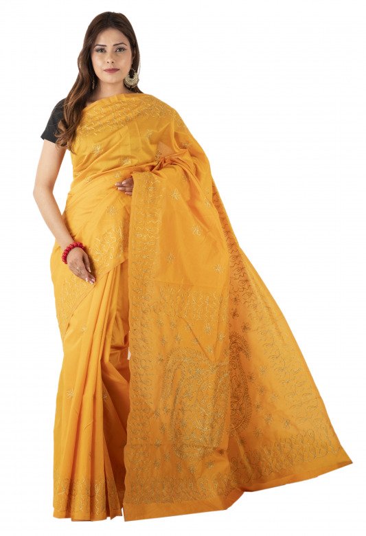 Tassar Silk Zari Work Saree (West Bengal)