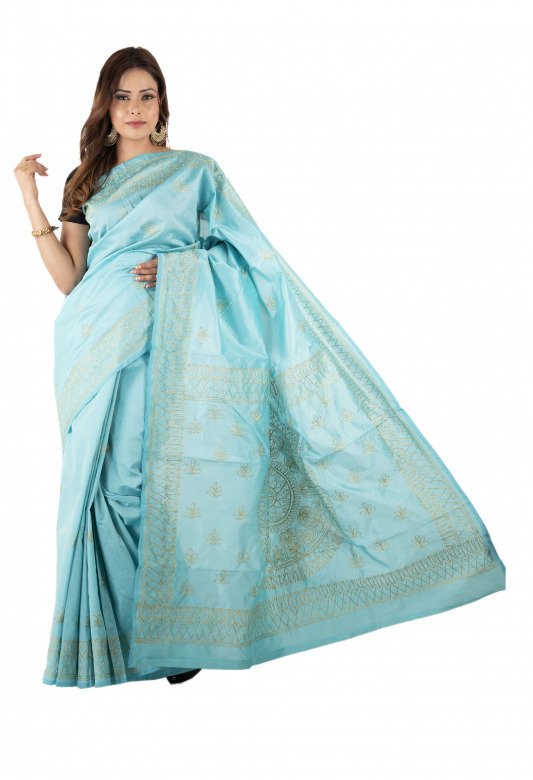 Tassar Silk Zari Work Saree (West Bengal)