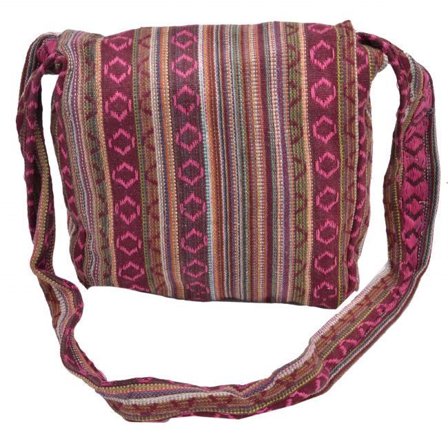 Handmade Maroon Sling Bag