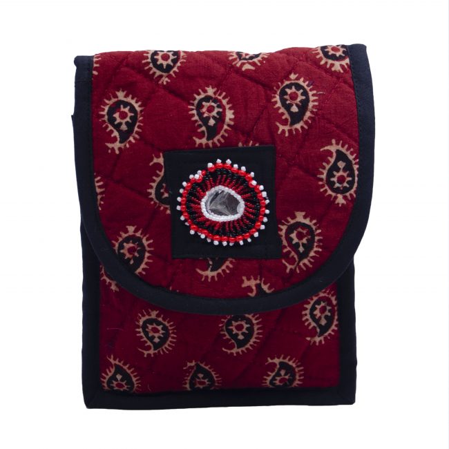 Handcrafted Cotton Multicolor  Purse Box Batuwa