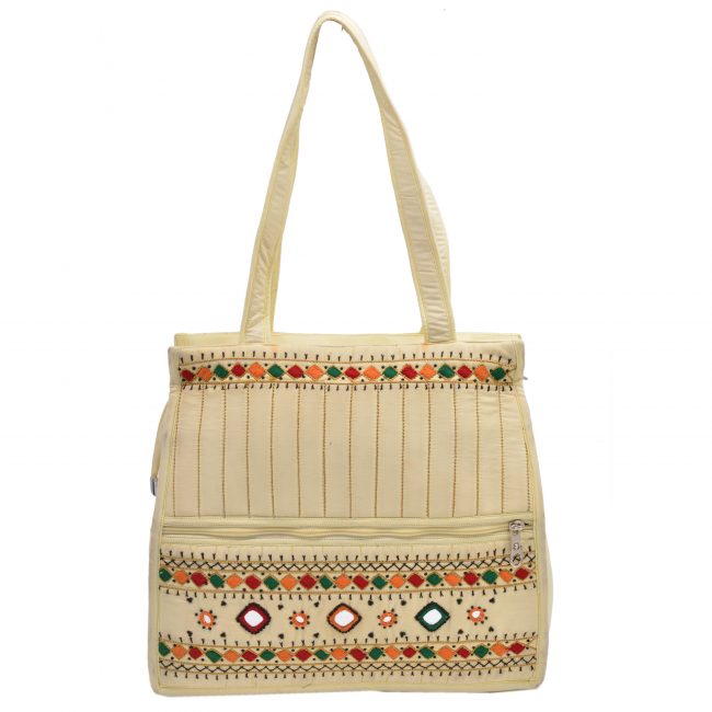 Cream Tote Bag