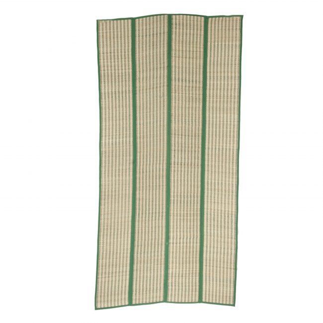 Handcrafted Multicolor Standard Size Madhur Grass Folding Mat (72 cm X 36 cm)