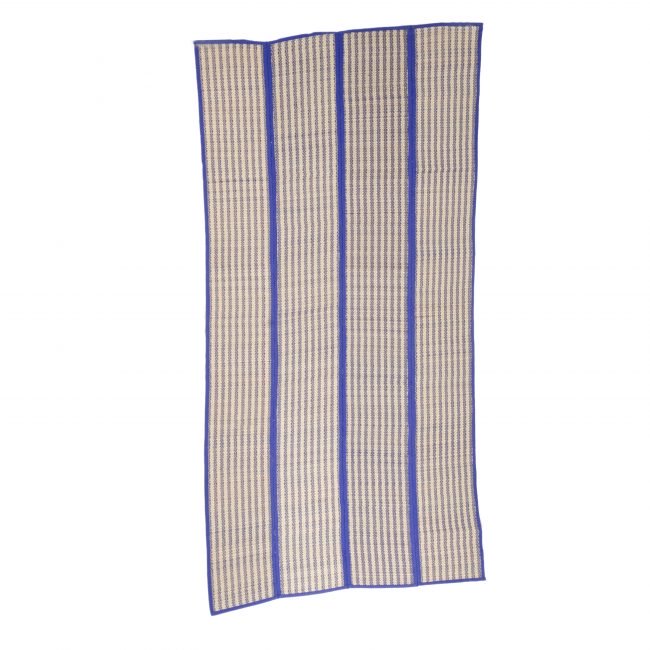 Handcrafted Multicolor Standard Size Madhur Grass Folding Mat (72 cm X 36 cm)