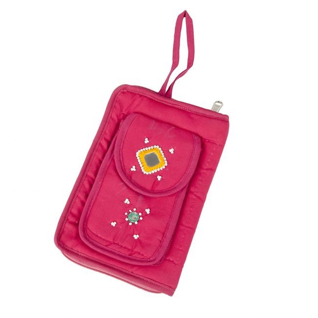 Women Cotton PURSE WITH MOBILE COVER