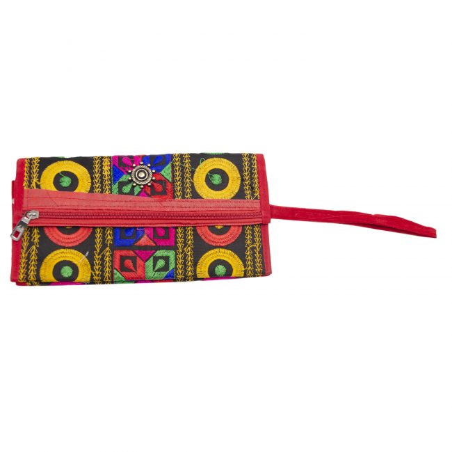 Thread Black, Yellow & Red Star Antique Bag
