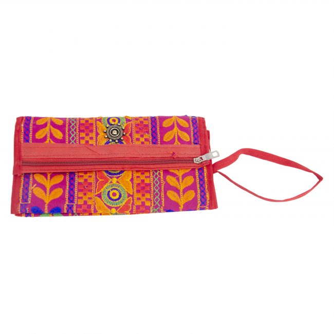 Thread Pink, Orange & Blue Star Antique Bag