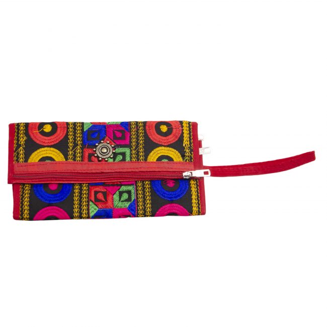 Thread Black, Blue & Red Star Antique Bag
