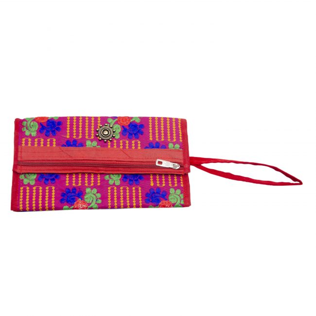 Thread Pink, Red & Blue Star Antique Bag