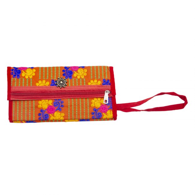 Thread Brick Red, Red & Blue Star Antique Bag