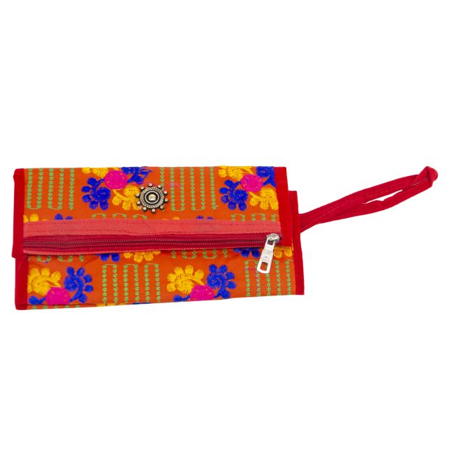 Cotton Red, Blue & Pink Star Antique Bag