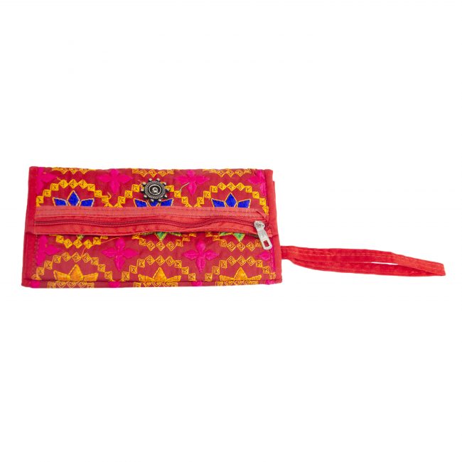 Cotton Red, Orange & Pink Star Antique Bag