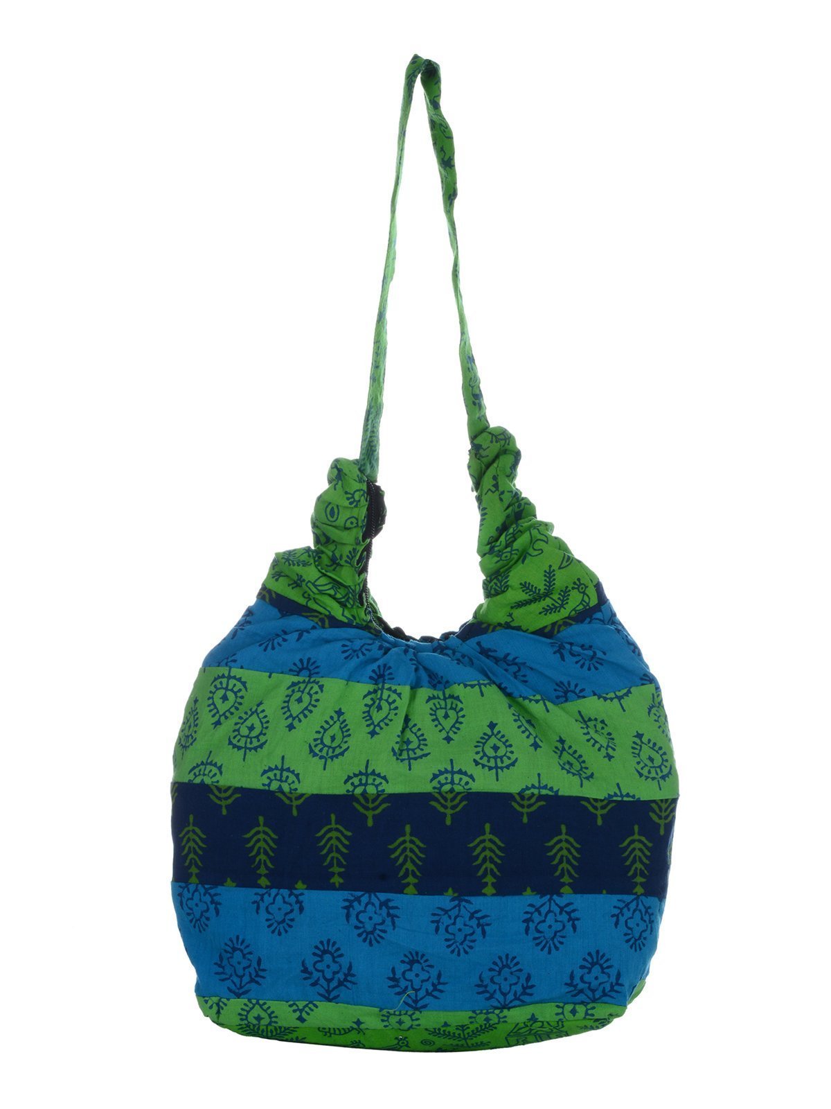 Multi Fabric Sling Bag