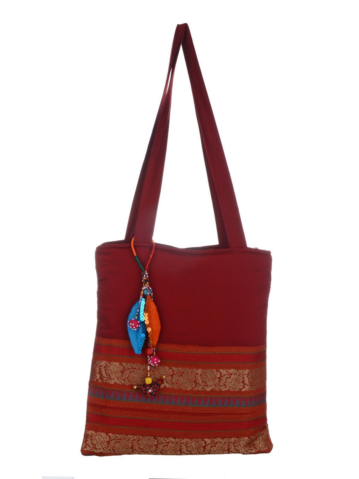 Fabric Gujrati Art Style Shoulder Bag