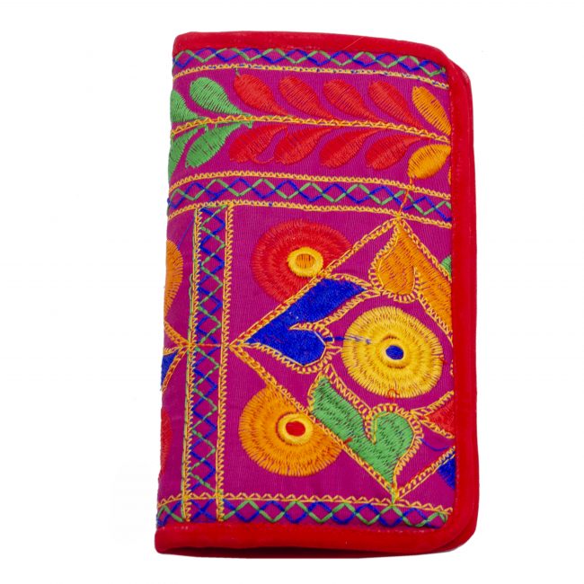 Multicolor Cotton, Velvet & Thread Banjara Antique Purse