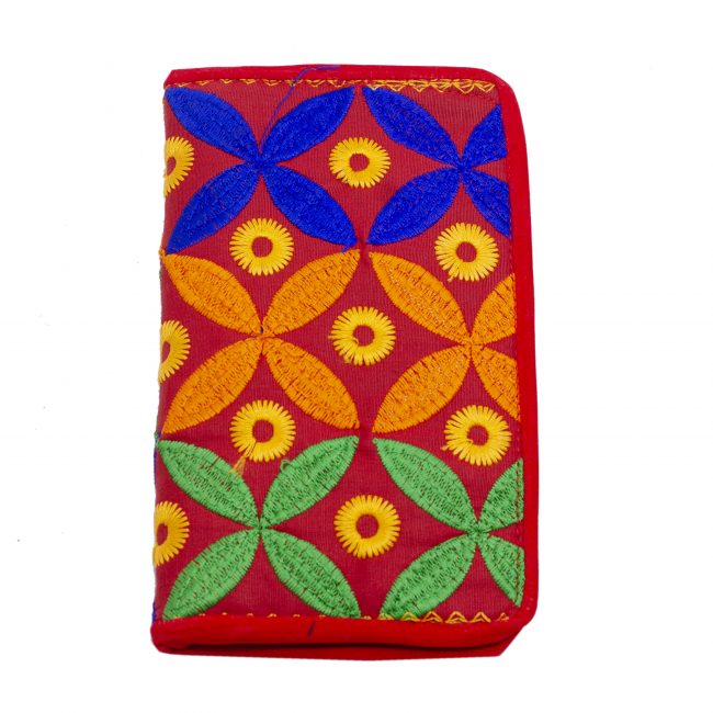 Multicolor Cotton, Velvet & Thread Banjara Antique Purse