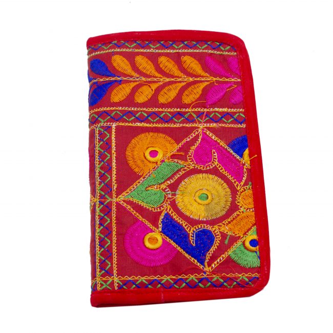 Multicolor Cotton, Velvet & Thread Banjara Antique Purse