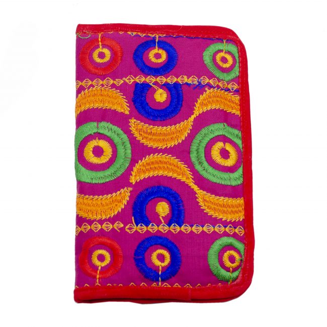Multicolor Cotton, Velvet & Thread Banjara Antique Purse