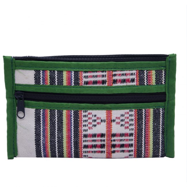 Handcrafted Cotton Multicolor Small Purse