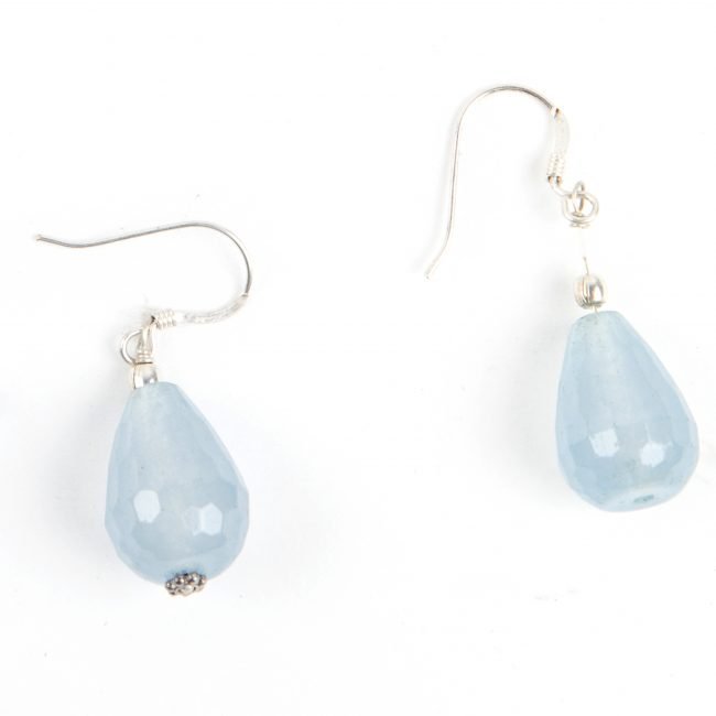 Hand Crafted Sky Blue Earring