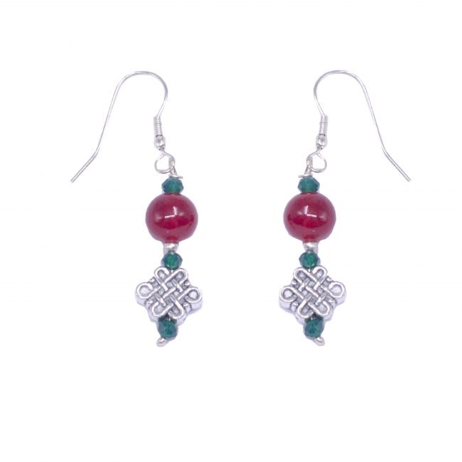 Handmade Base Metal White Dangle and Drop Earring From Himachal Pradesh
