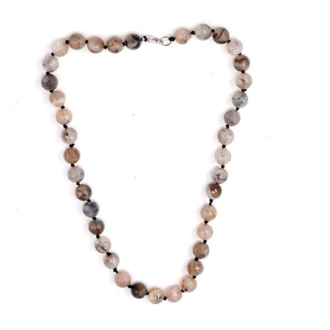 Handcrafted Thread and Crystal Necklace For Women