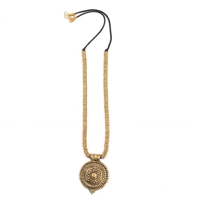 Hand Crafted Dokra  Metal Necklace