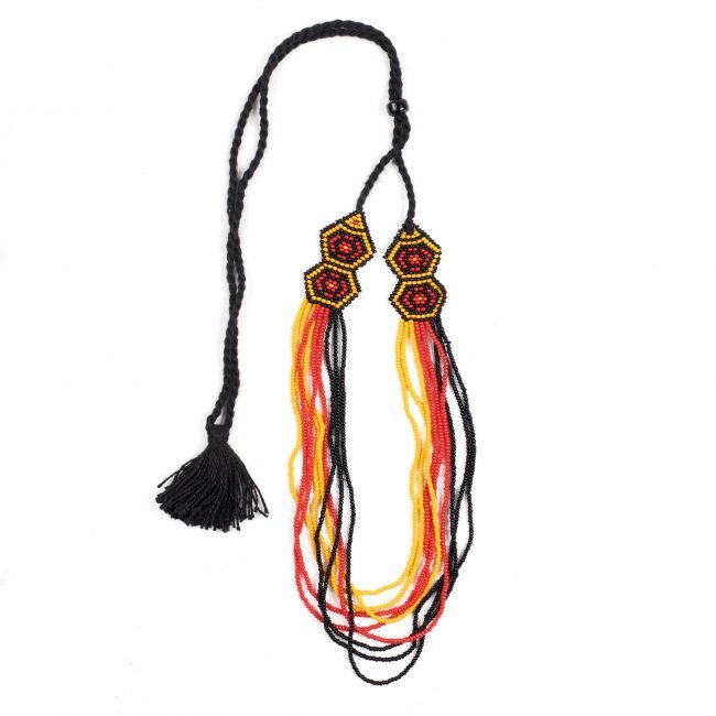 Handcrafted Beads and Thread Necklace For Women
