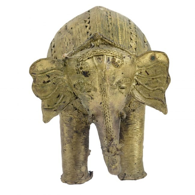 Metal Elephant Rider