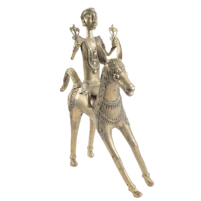Metal Horse Rider