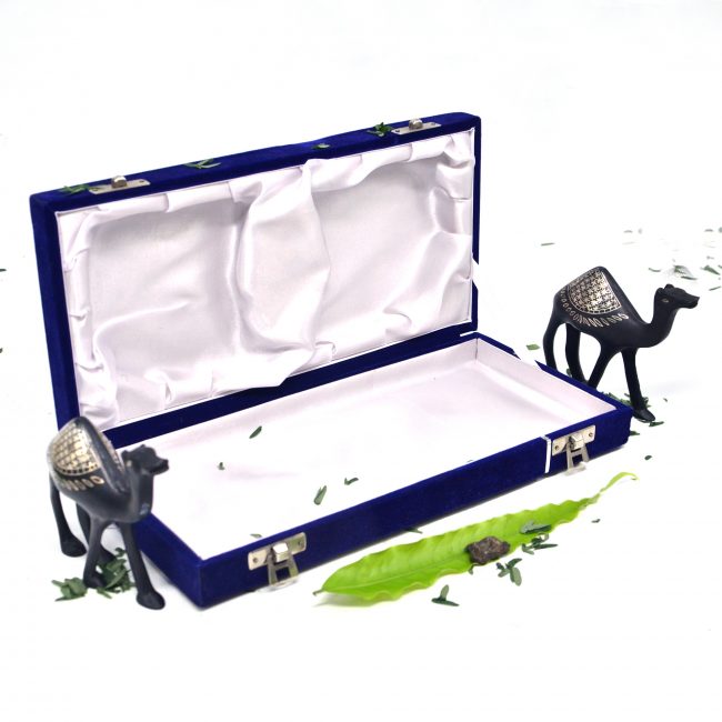 Bidri work Silver Tarkashi Camel Pair