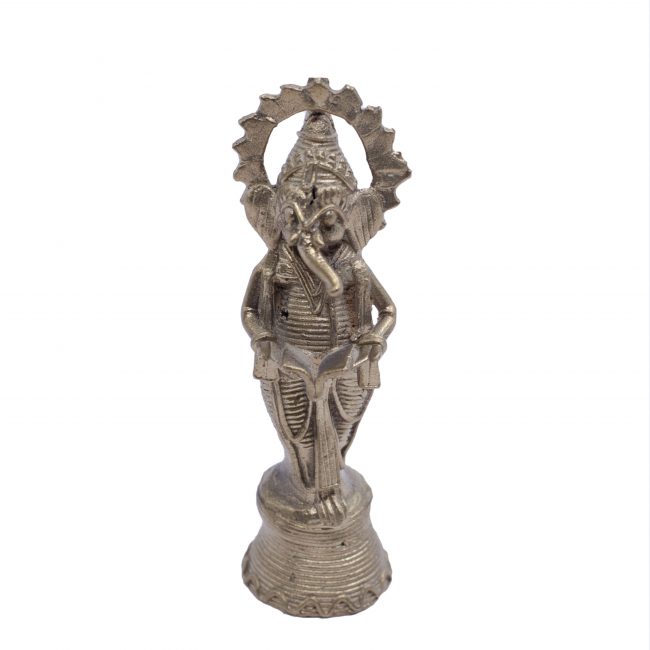 Handmade Brass Standard Size Standing Ganesh