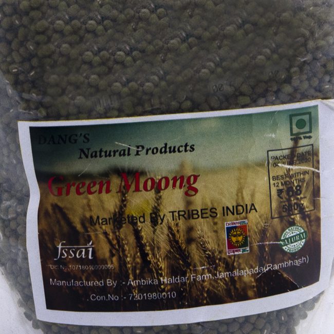 Fresh Organic Green Moong Dal