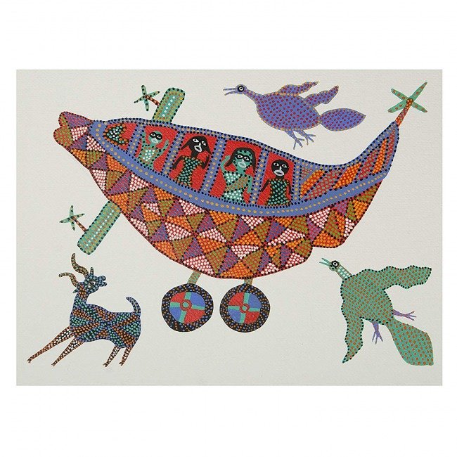 Bhil Handmade Paper Painting